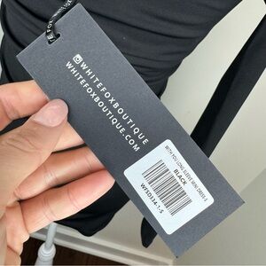 White Fox Boutique Black Mini Dress